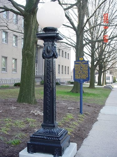 Courthouse lampposts Courthouse lampposts
